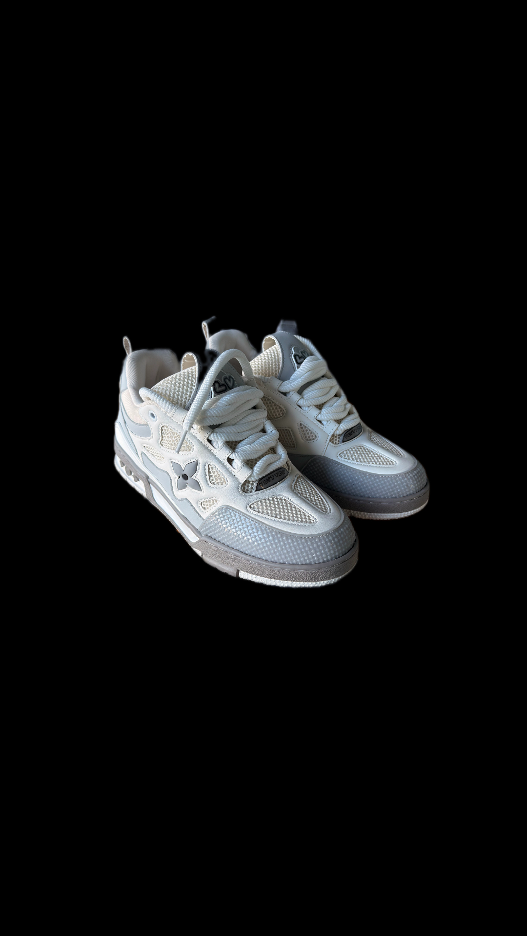 Trainer Sneaker Grey & White w/ Box